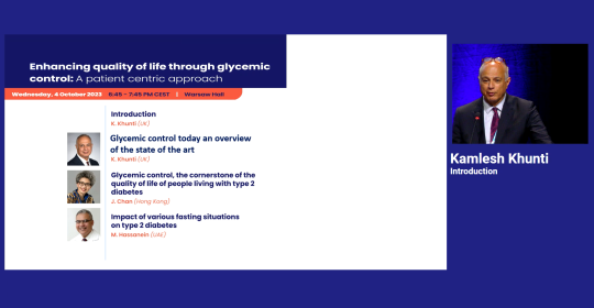 EASD 2023 Symposium: Enhancing quality of life through glycemic control - A patient centric approach